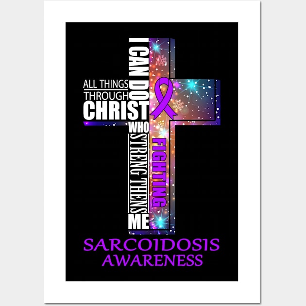 SARCOIDOSIS Awaneress Support SARCOIDOSIS Christmas Gifts Wall Art by ThePassion99